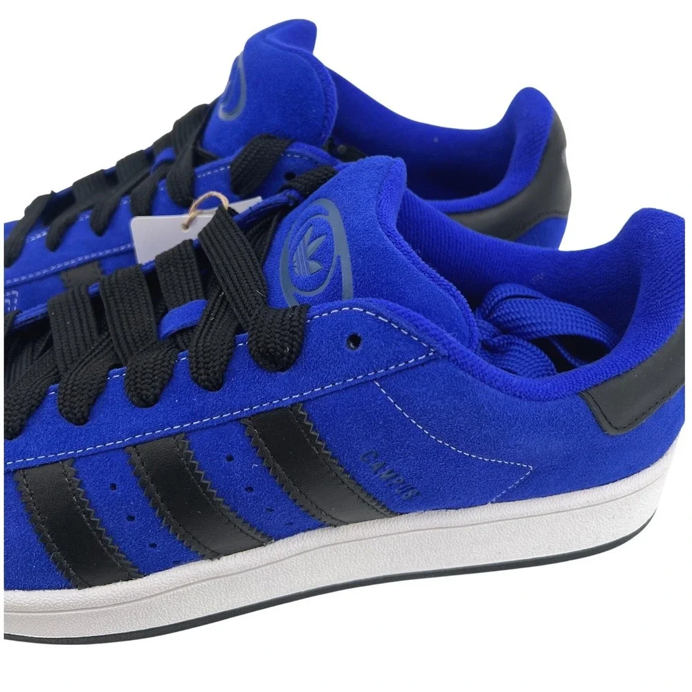 Adidas Campus 00s Shoes Size 12 Blue Black Suede Retro Y2K Skater Sneaker Chunky